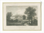 Walsall Town - North View: engraving, nd [19th cent] by School English