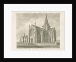 Wolverhampton - St. Mary's Church: sepia drawing, 1845 by John Buckler