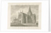 Wolverhampton - St. Mary's Church: sepia drawing, 1845 by John Buckler