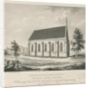 Walsall Wood Church: lithograph by School English