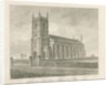 Walsall Church ['New']: sepia drawing, 1845 by John Buckler