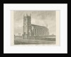 Walsall Church ['New']: sepia drawing, 1845 by John Buckler