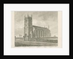 Walsall Church ['New']: sepia drawing, 1845 by John Buckler