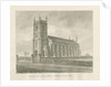 Walsall Church ['New']: sepia drawing, 1845 by John Buckler
