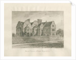 Walsall - 'Ancient Mansion': sepia wash drawing, 1845 by John Buckler