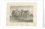 Walsall - 'Ancient Mansion': sepia wash drawing, 1845 by John Buckler