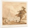 Wombourne Church by Thomas Peploe Wood