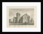 Walton-on-the-Hill Church: sepia wash drawing, 1844 by John Buckler