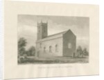 Warslow Church: sepia drawing, 1847 by John Buckler
