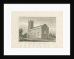 Warslow Church: sepia drawing, 1847 by John Buckler