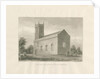 Warslow Church: sepia drawing, 1847 by John Buckler