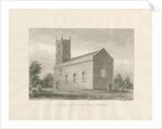 Warslow Church: sepia drawing, 1847 by John Buckler