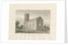 Warslow Church: sepia drawing, 1847 by John Buckler