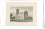 Warslow Church: sepia drawing, 1847 by John Buckler