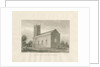 Warslow Church: sepia drawing, 1847 by John Buckler