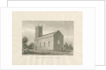 Warslow Church: sepia drawing, 1847 by John Buckler