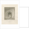 Waterfall Church - Interior of Chancel: sepia drawing, 1847 by John Buckler