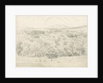 Wrottesley Hall - View of Malvern Hills by Cornelius Varley