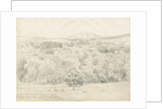 Wrottesley Hall - View of Malvern Hills by Cornelius Varley