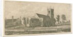 Yoxall Church: engraving, nd [c 1798] by Stebbing Shaw