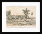 Westwood Hall: tinted lithograph by Charles Joseph Hullmandel
