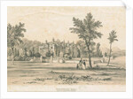 Westwood Hall: tinted lithograph by Charles Joseph Hullmandel