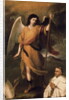 Archangel Raphael with Bishop Domonte by Bartolome Esteban Murillo