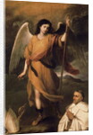 Archangel Raphael with Bishop Domonte by Bartolome Esteban Murillo