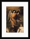 Archangel Raphael with Bishop Domonte by Bartolome Esteban Murillo