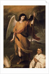 Archangel Raphael with Bishop Domonte by Bartolome Esteban Murillo