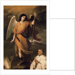 Archangel Raphael with Bishop Domonte by Bartolome Esteban Murillo