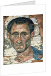 Fayum portrait of a man in a blue cloak, Trajanic, c.98-117 by Anonymous