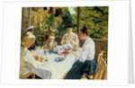 At the Tea-Table, 1888 by Konstantin Alekseevich Korovin