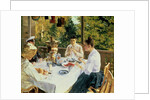 At the Tea-Table, 1888 by Konstantin Alekseevich Korovin