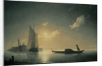 Gondolier at Sea by Night, 1843 by Ivan Konstantinovich Aivazovsky