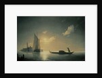 Gondolier at Sea by Night, 1843 by Ivan Konstantinovich Aivazovsky