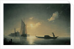 Gondolier at Sea by Night, 1843 by Ivan Konstantinovich Aivazovsky