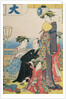 Women of the Gay Quarters, right hand panel of a diptych by Torii Kiyonaga