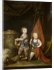 Portrait of Grand Dukes Alexander Pavlovich and Constantine Pavlovich, as children, 1781 by Richard Brompton