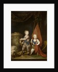 Portrait of Grand Dukes Alexander Pavlovich and Constantine Pavlovich, as children, 1781 by Richard Brompton