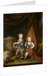 Portrait of Grand Dukes Alexander Pavlovich and Constantine Pavlovich, as children, 1781 by Richard Brompton