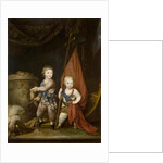 Portrait of Grand Dukes Alexander Pavlovich and Constantine Pavlovich, as children, 1781 by Richard Brompton
