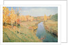 Golden Autumn, Slobodka, 1895 by Isaak Ilyich Levitan