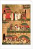 Battle of the Novgorodians with the Suzdalians, Novgorod School, mid 15th century by School Russian