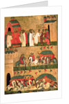 Battle of the Novgorodians with the Suzdalians, Novgorod School, mid 15th century by School Russian