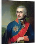 Portrait of General aide-de-camp Count Pyotr Tolstoy 1799 by Vladimir Lukich Borovikovsky