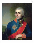 Portrait of General aide-de-camp Count Pyotr Tolstoy 1799 by Vladimir Lukich Borovikovsky
