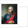 Portrait of General aide-de-camp Count Pyotr Tolstoy 1799 by Vladimir Lukich Borovikovsky