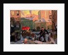 October 1917 in Petrograd by Boris Mikhailovich Kustodiev