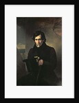 Portrait of the Russian author Nestor Kukolnik, 1836 by Aleksandr Pavlovich Bryullov